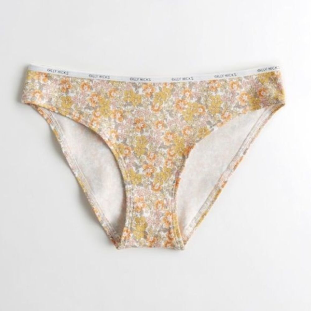 NWT - Gilly Hicks Women’s Pattern Bikini (Yellow Floral / Multi)